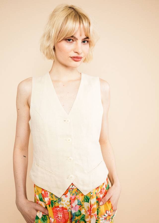 Weste Gilet d’été - Summer Breeze Beige von Blutsgeschwister