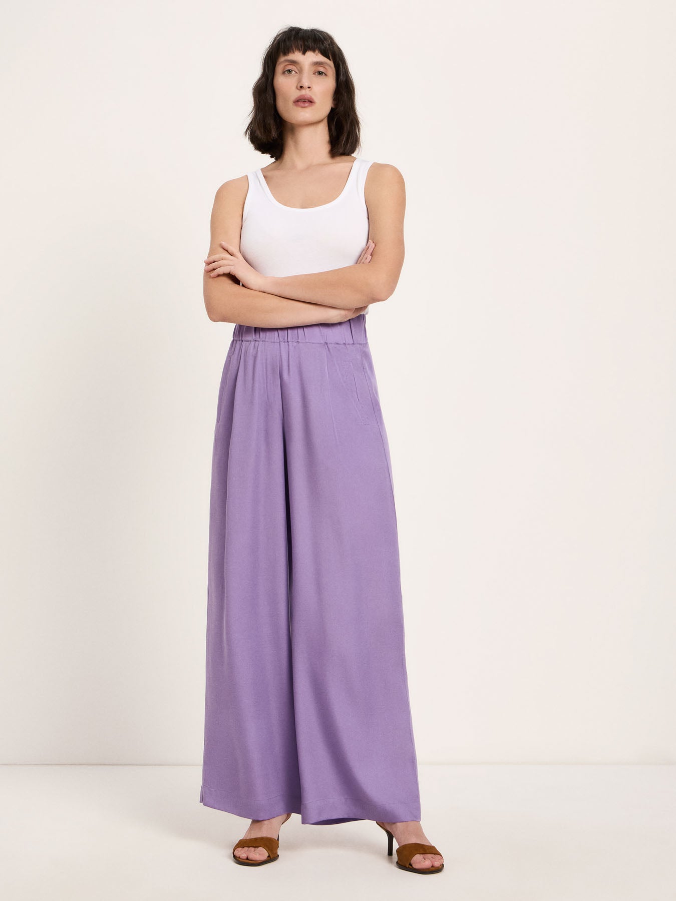 Hose mit weitem Bein - Purple Haze von Lanius