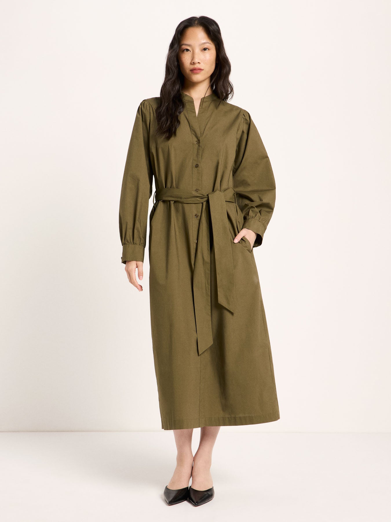 Kleid mit Kräuseln - Turtle von Lanius