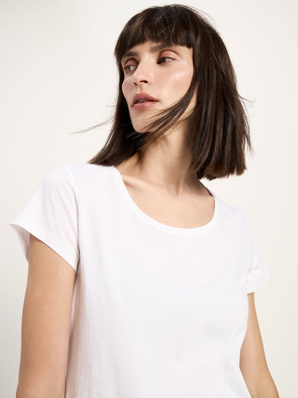 Kurzarmshirt (GOTS) - White von Lanius