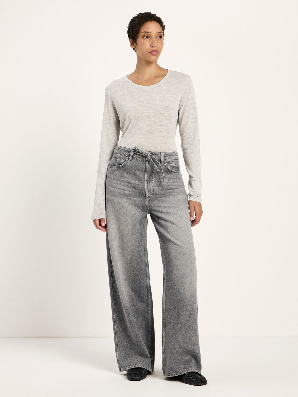 Loose Jeans "COAST" (GOTS) - Light Grey Denim von Lanius