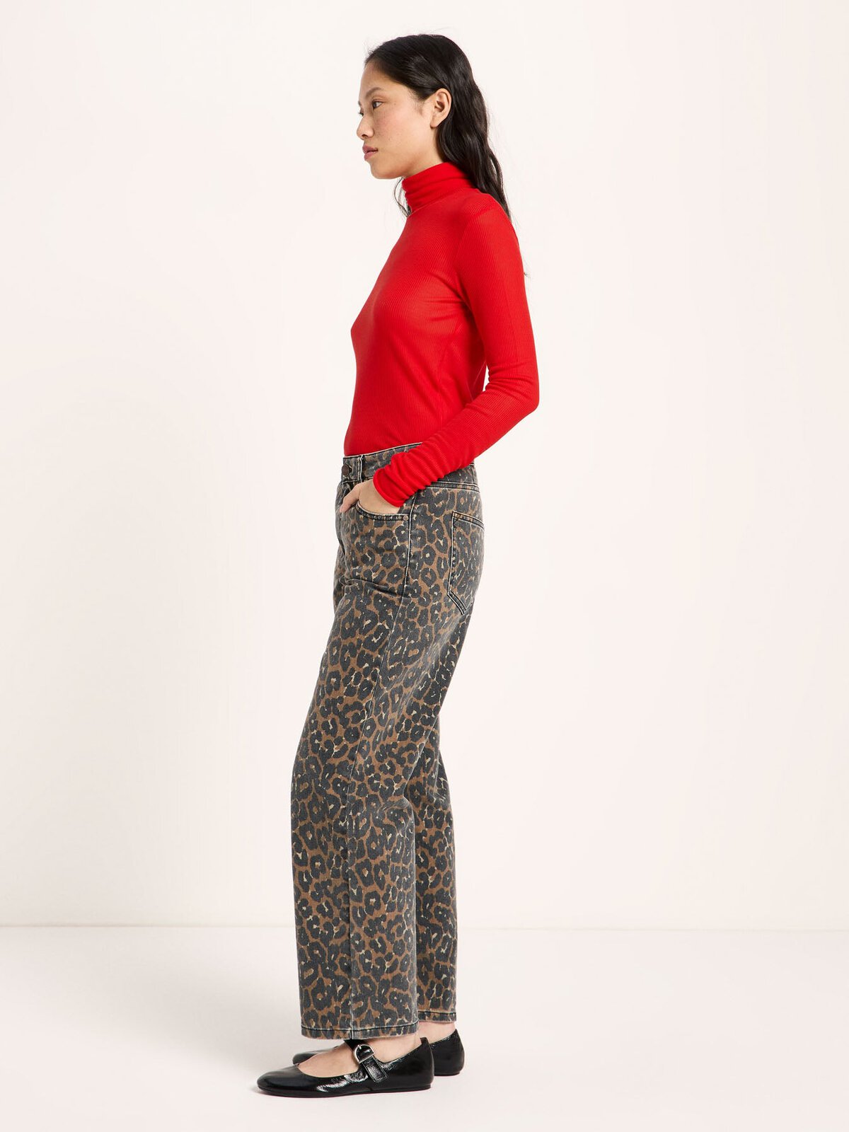 Relaxed Jeans (GOTS) - Print Leo von Lanius