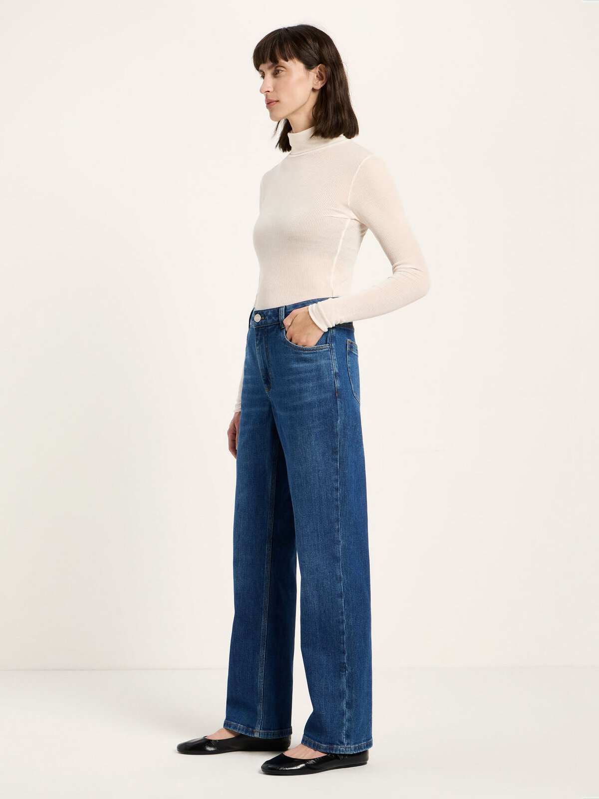 Straight Jeans "SAGE" (GOTS) - Royal Blue Denim von Lanius