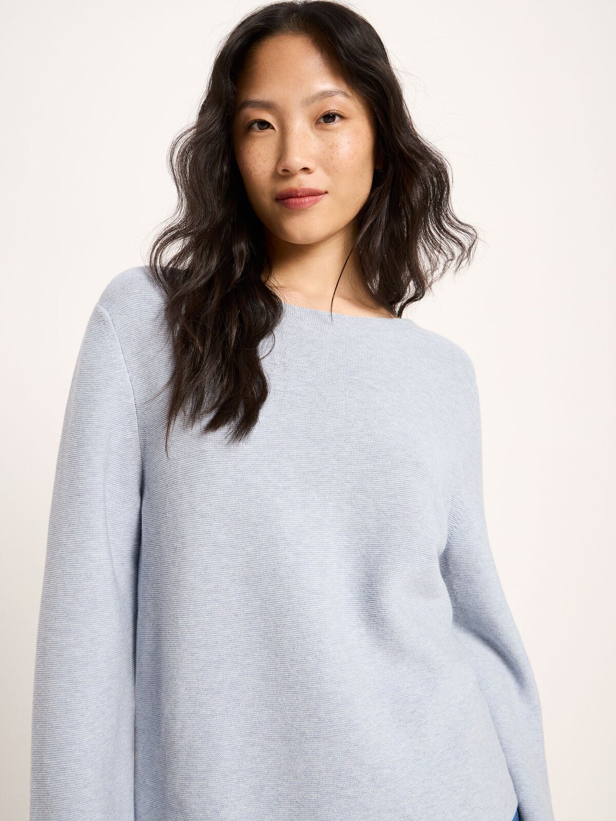 U-Boot Pullover (GOTS) - Skyway Melange von Lanius