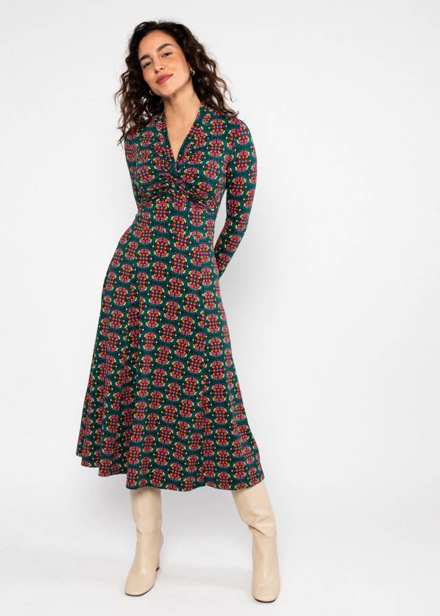 Jerseykleid Hot Knot Shawl - Cowgirl Flower von Blutsgeschwister
