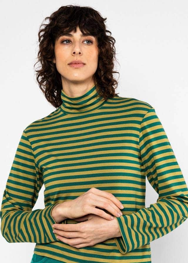 Jerseyshirt The Ease of Stripes - Green Rider Stripes von Blutsgeschwister