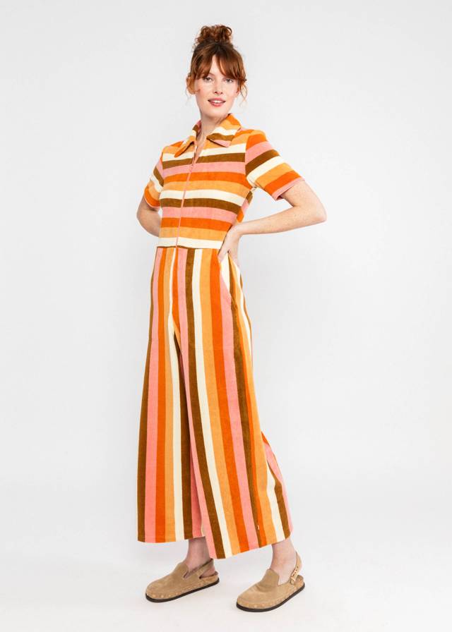 Jumpsuit Reneé Love Twist - Sunny Spirit Stripe von Blutsgeschwister