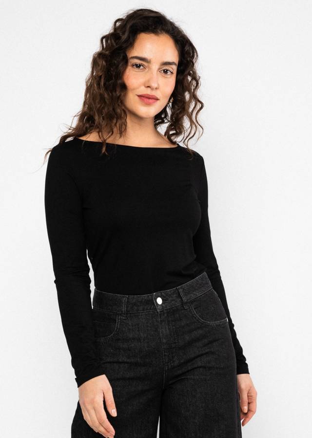 Longsleeve Sweet Sailorette - Soot Black von Blutsgeschwister