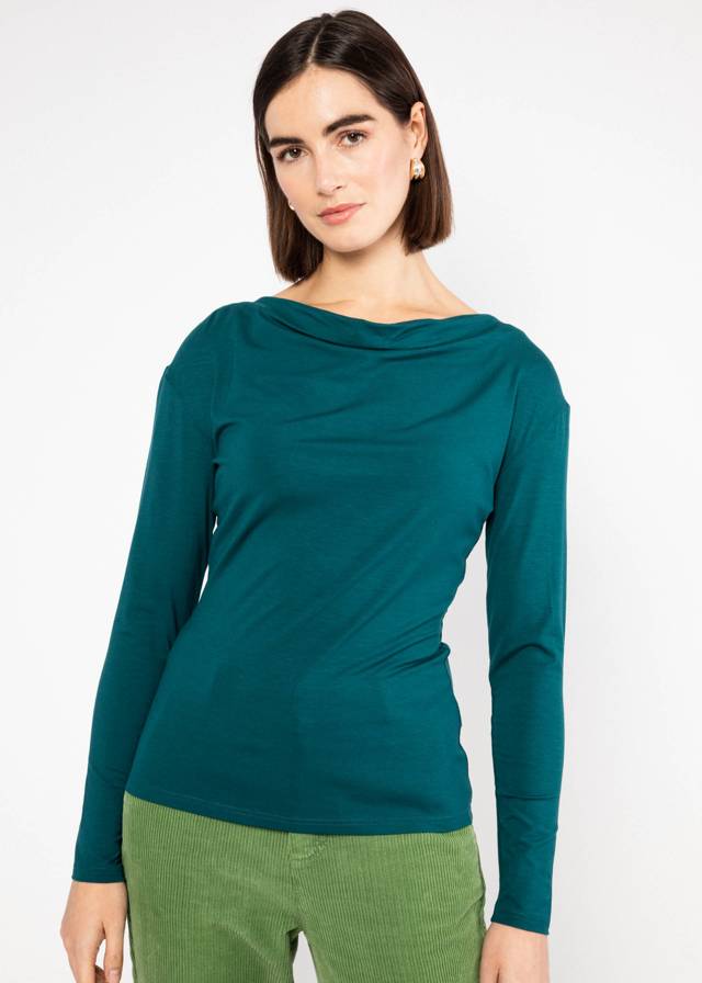 Longsleeve Wishful Waterfall - Emerald High Noon Saloon von Blutsgeschwister