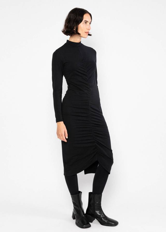Midikleid Curtain’s Up - Black And Strong von Blutsgeschwister