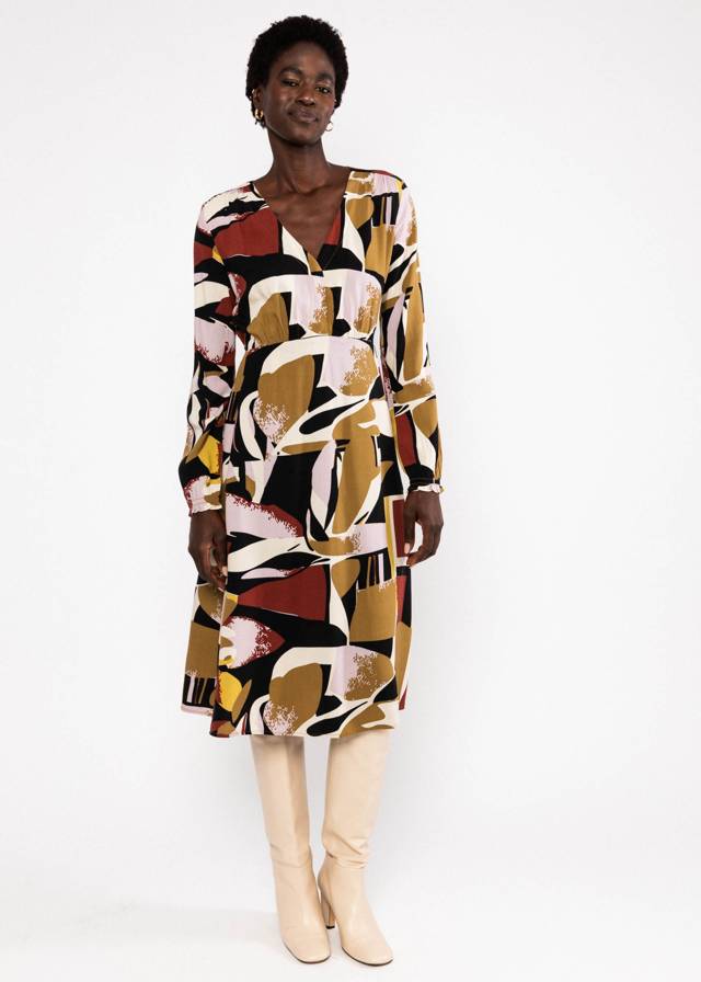 Midikleid Fay Sauvage - Arte Abstracto von Blutsgeschwister