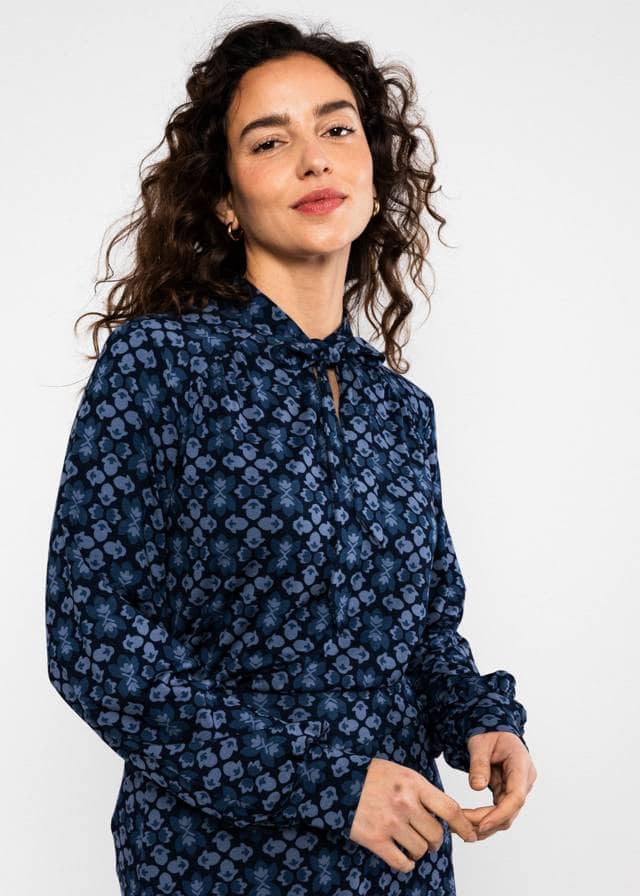 Schluppenbluse L'Odelette pour Helma - Howdy Flower von Blutsgeschwister