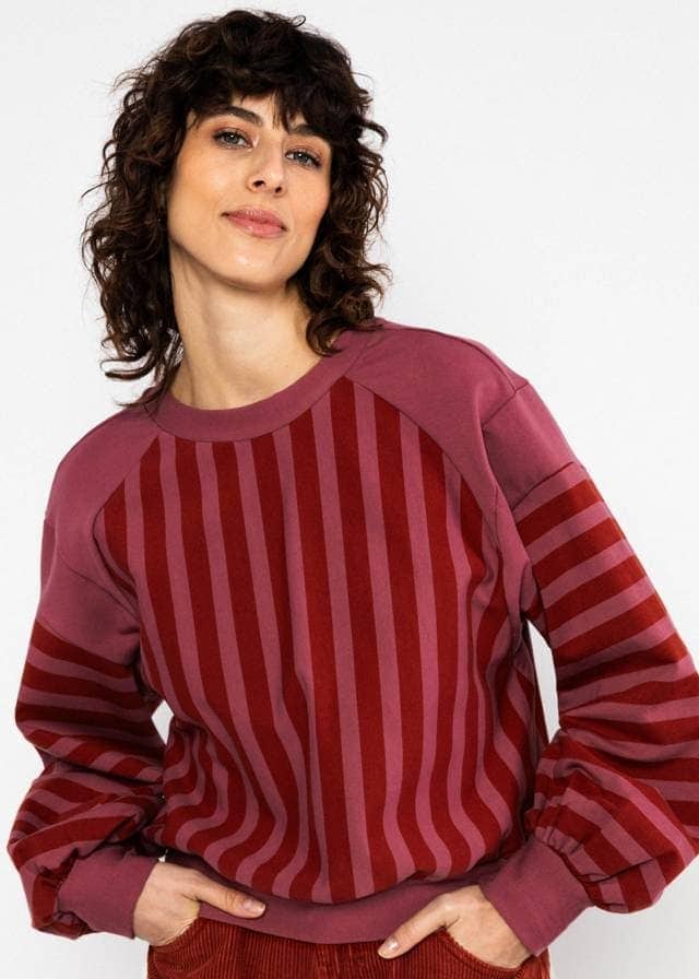 Sweatshirt Jacky Rwin - Giddy Up Stripe von Blutsgeschwister