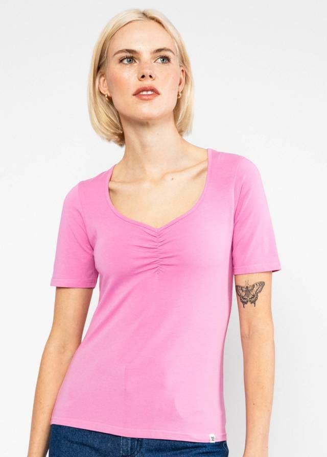 T-Shirt Balconnet Féminin - Summer Strawberry Pink von Blutsgeschwister
