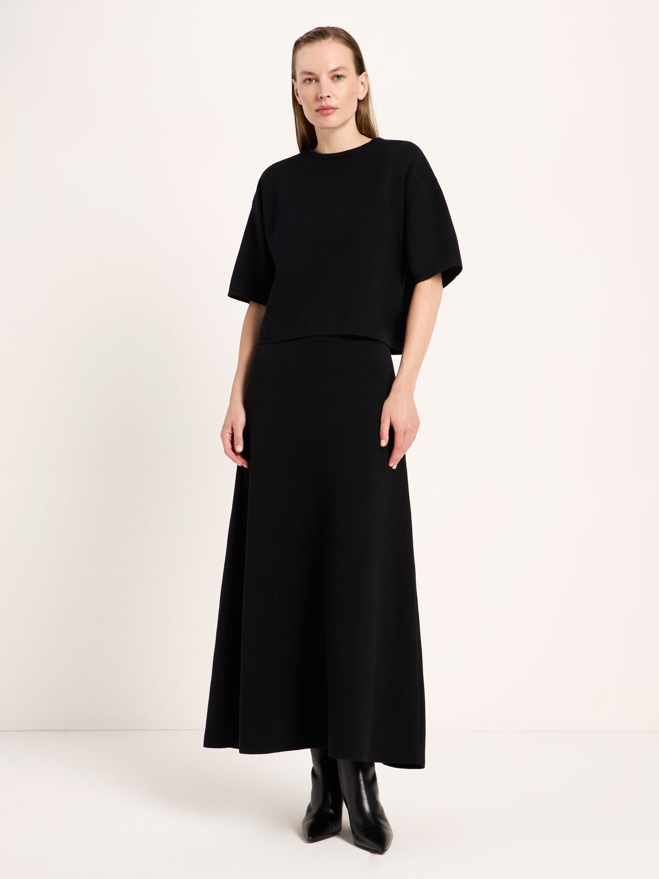 Doubleface Pullover (GOTS) - Black von Lanius