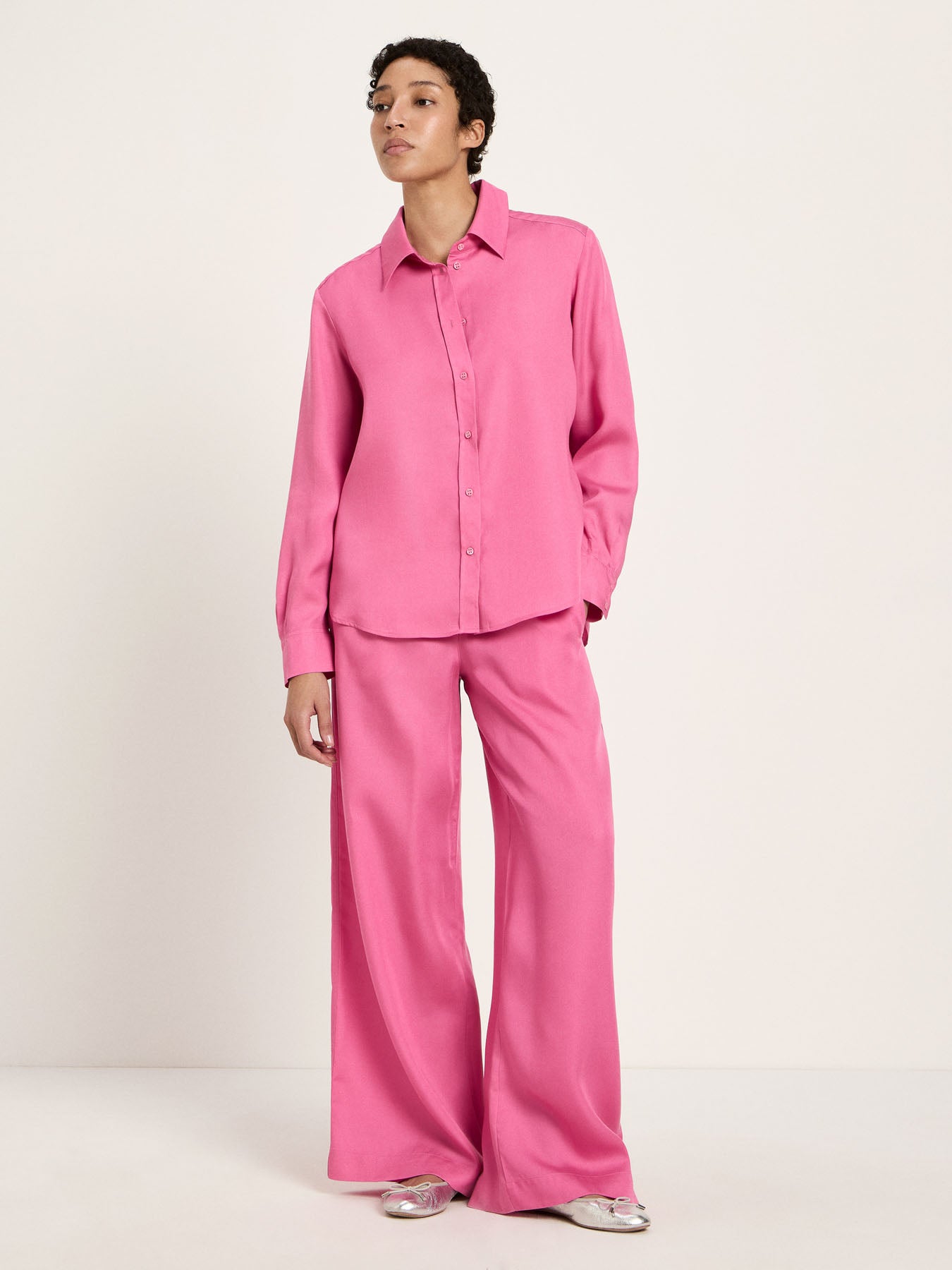 Hemdbluse - Bright Orchid von Lanius