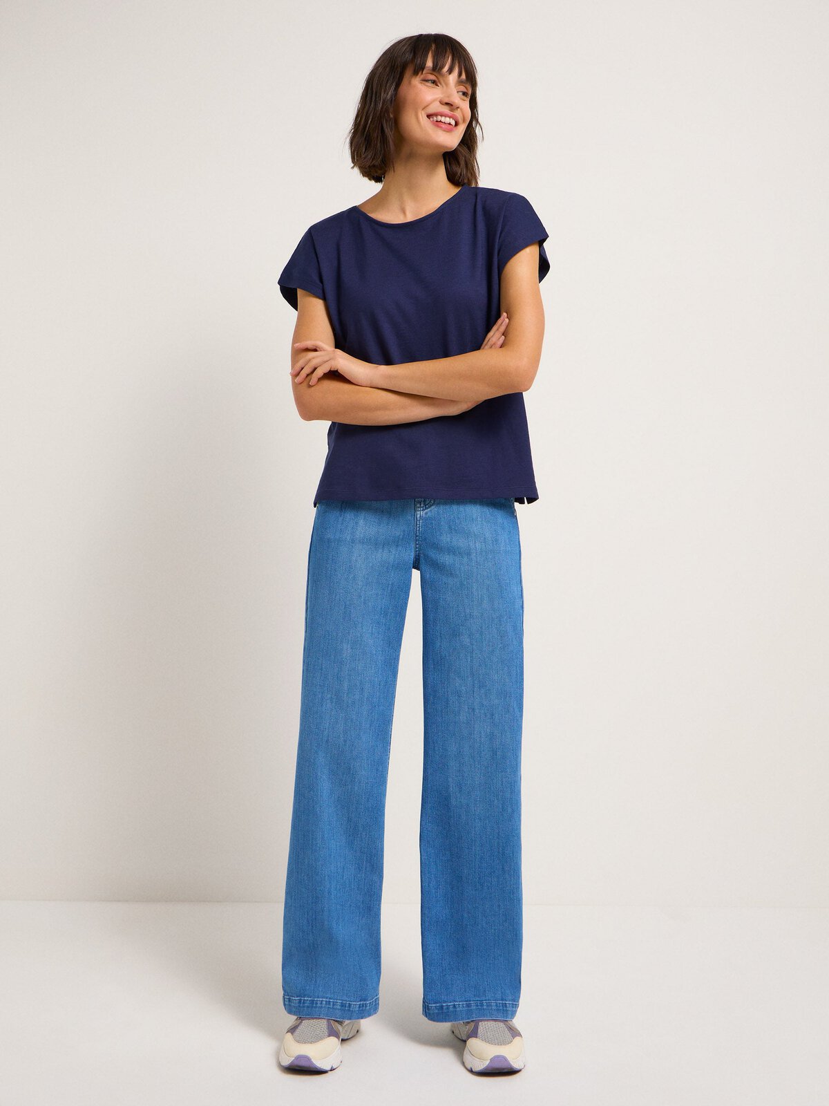 High Waist Marlenejeans - Light Denim von Lanius