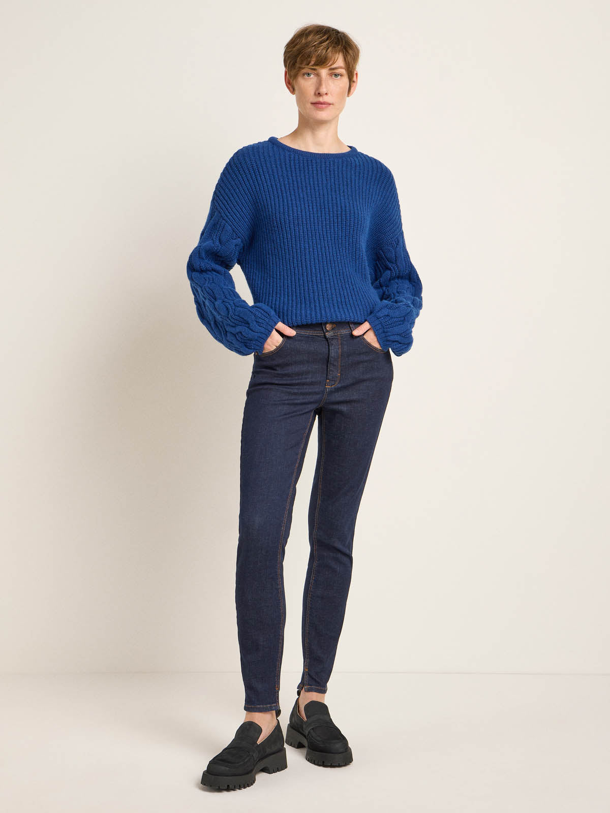 Slim Jeans (GOTS) - Dark Blue Denim von Lanius
