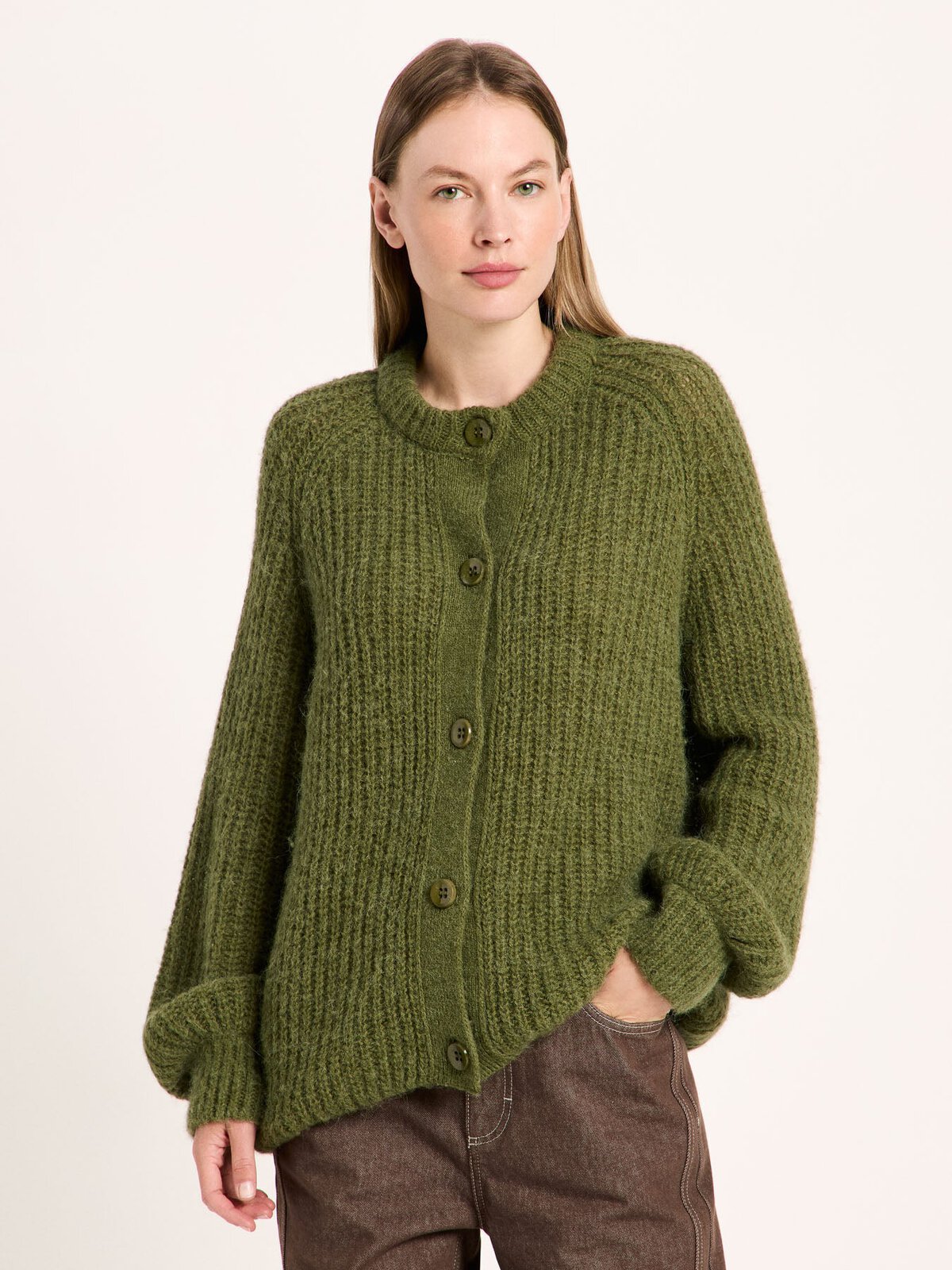 Strickjacke - Garden Green von Lanius