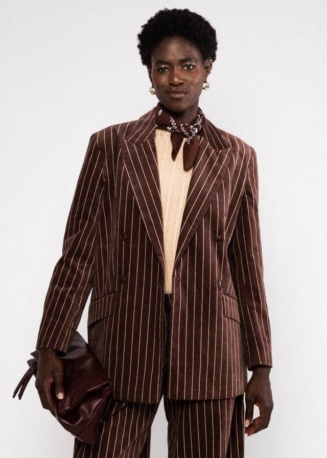 Blazer Whitney - Needle Stripe Velvet von Blutsgeschwister