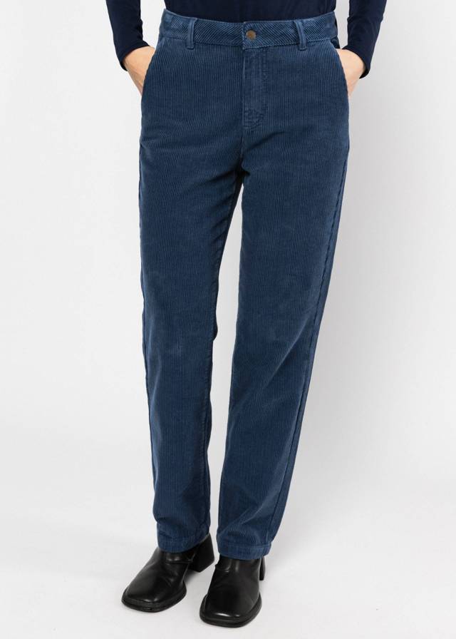 Cordhose Cordially Yours - Denim Corduroy Blue von Blutsgeschwister