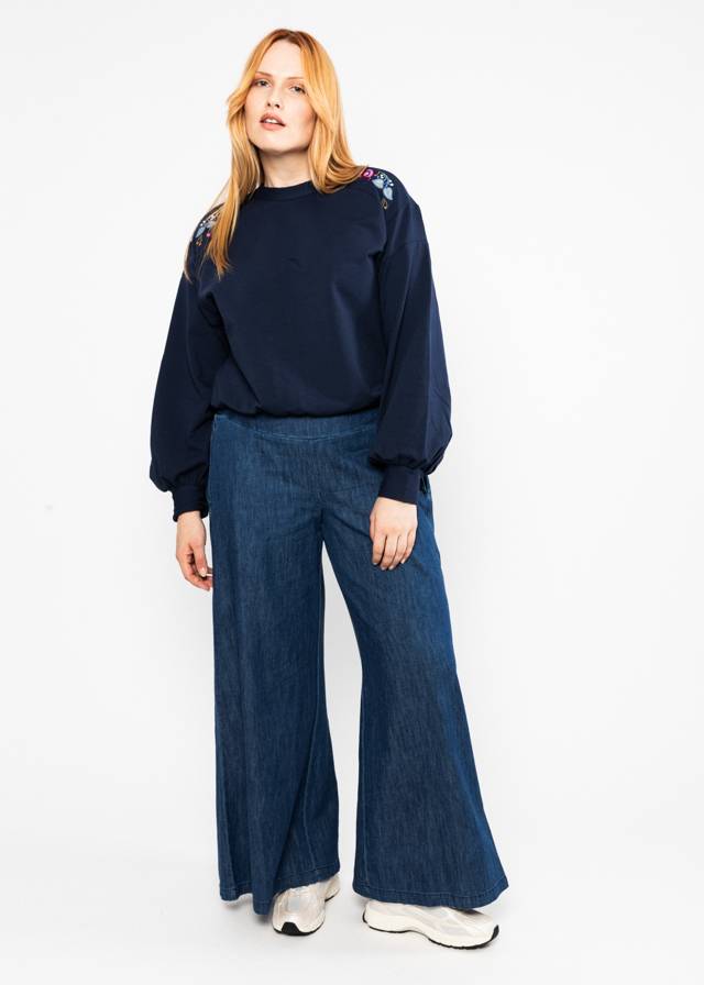Jeanshose Anais in Bloom - Blue Rider von Blutsgeschwister