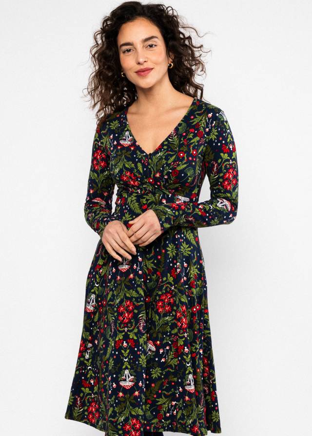 Jerseykleid Shalala Tralala - Dreamy Mushroom Carpet von Blutsgeschwister
