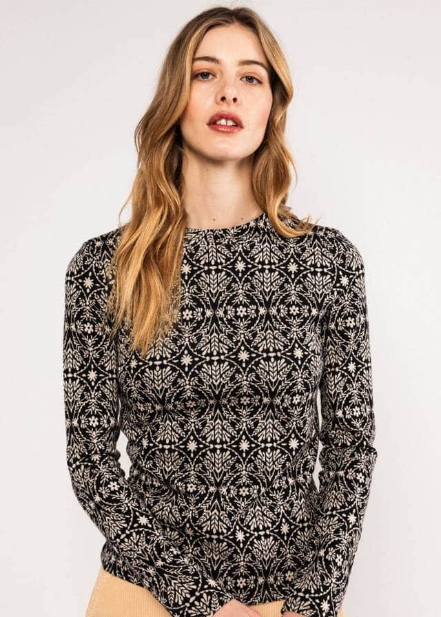 Strickoberteil Safe and Warm Turtle - Black Harvest Thanks von Blutsgeschwister