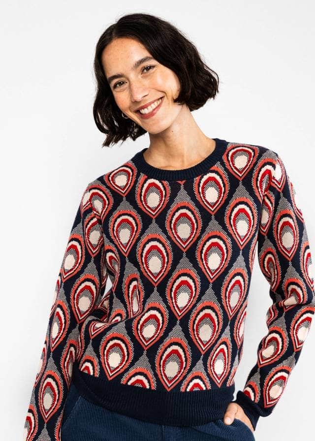 Strickpullover Cosy Storyteller - Bubble Light von Blutsgeschwister