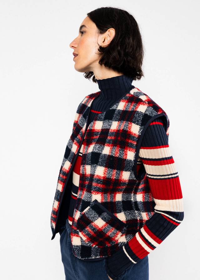 Weste Arctic Armour - Wild Rodeo Check von Blutsgeschwister
