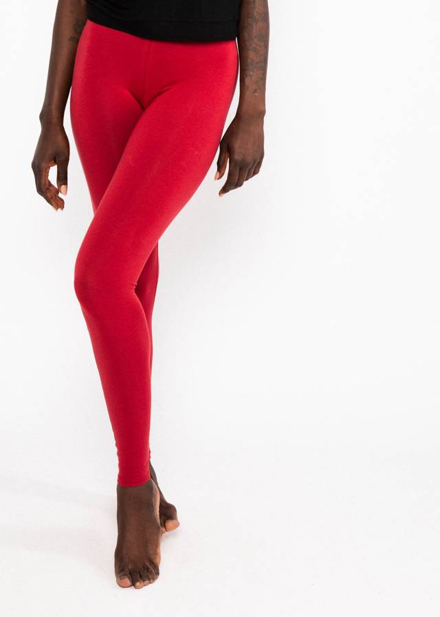 Baumwoll-Leggings Lovely Legs - Tasty Red Berry von Blutsgeschwister