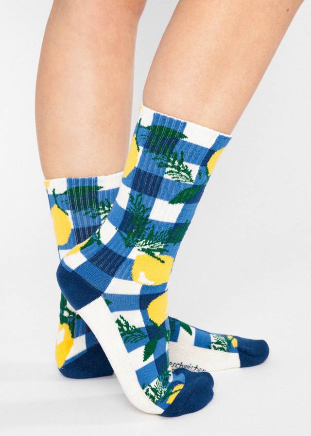 Baumwollsocken Sensational Steps - Lemon Rosemary Socks von Blutsgeschwister