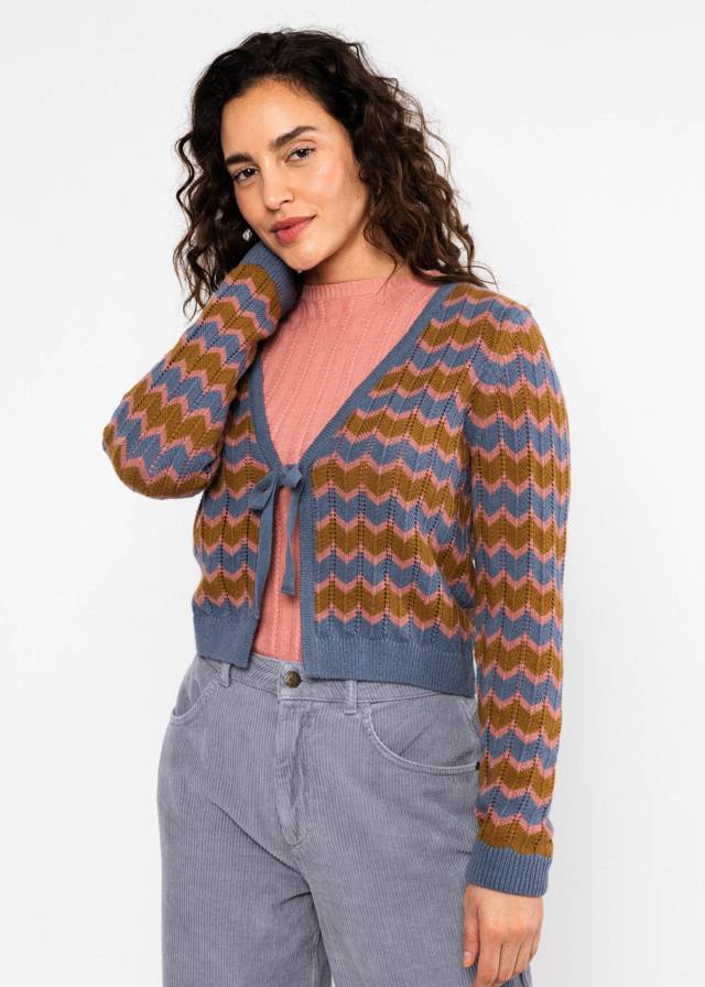 Cardigan Chic Zig Zag - Mini Zigzag von Blutsgeschwister