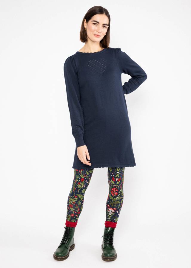 Herbstkleid Delicious Soul - Blue Elf Knit von Blutsgeschwister