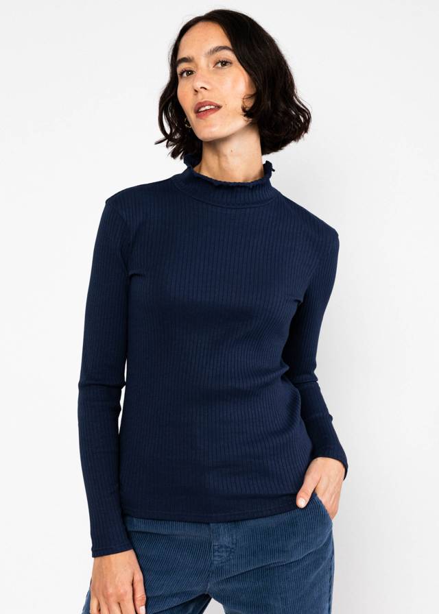 Longsleeve Female Power - Midnight Party Blue von Blutsgeschwister