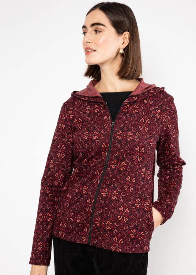 Zip-Jacke Homewards Zip-up - Vienna Art Black von Blutsgeschwister
