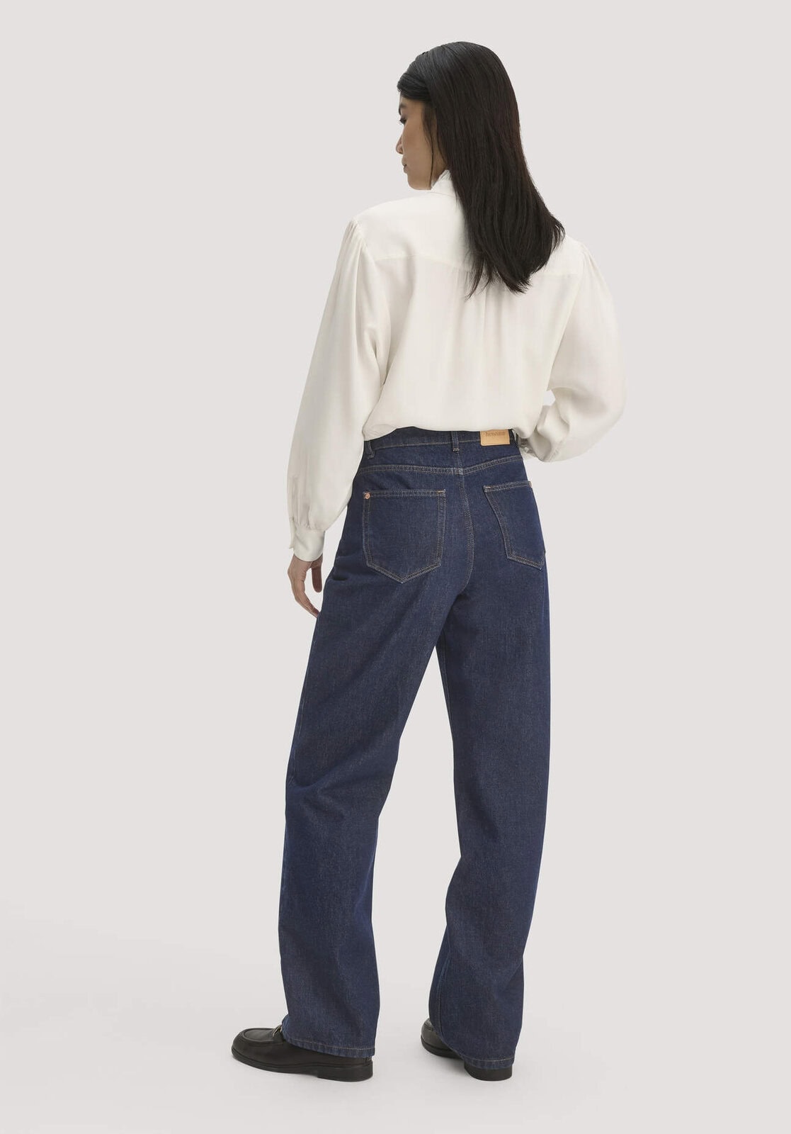 Damen Jeans GIERA Straight Relaxed aus Bio-Denim - blau von Hessnatur