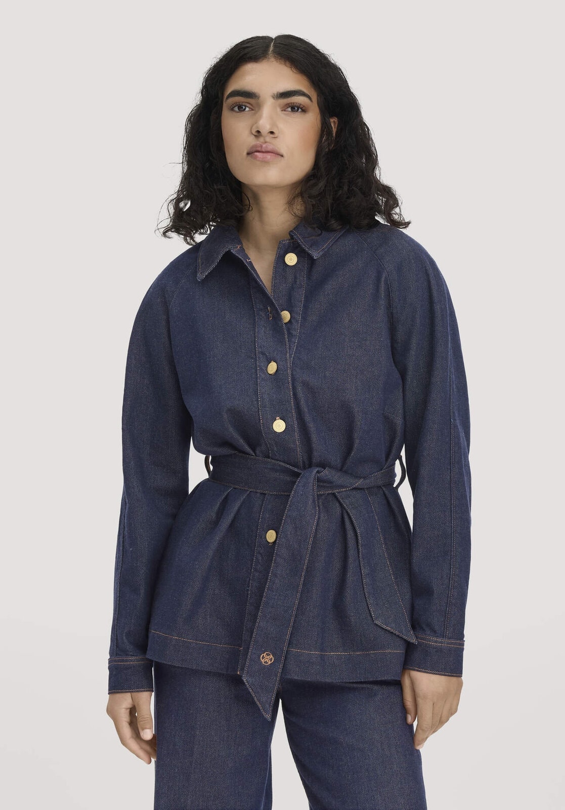 Damen Jeansjacke Relaxed aus Bio-Denim - blau von Hessnatur
