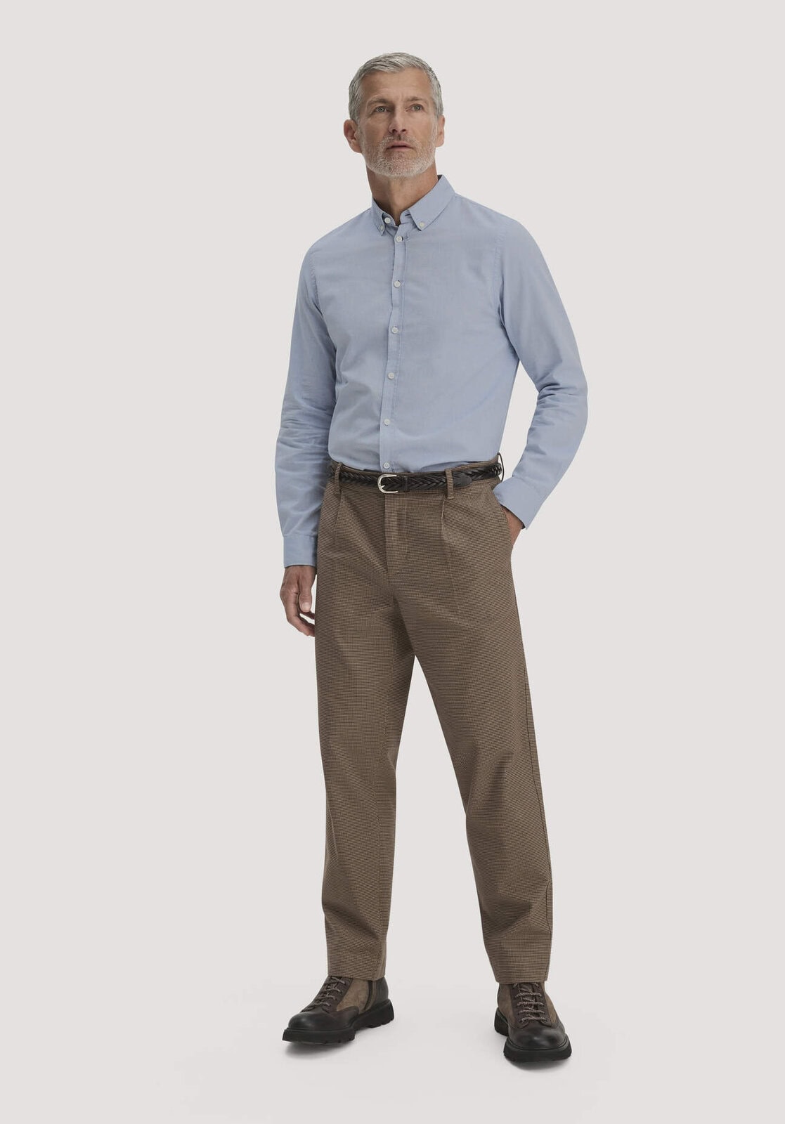 Herren Chino RON Relaxed aus Bio-Baumwolle - braun von Hessnatur