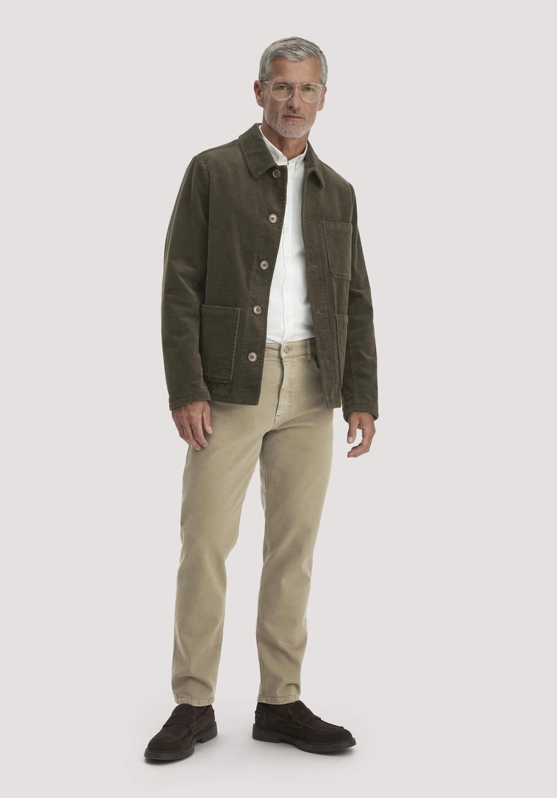 Herren Jeans MADS Relaxed Tapered aus Bio-Denim mit Recycling-Baumwolle - grün von Hessnatur