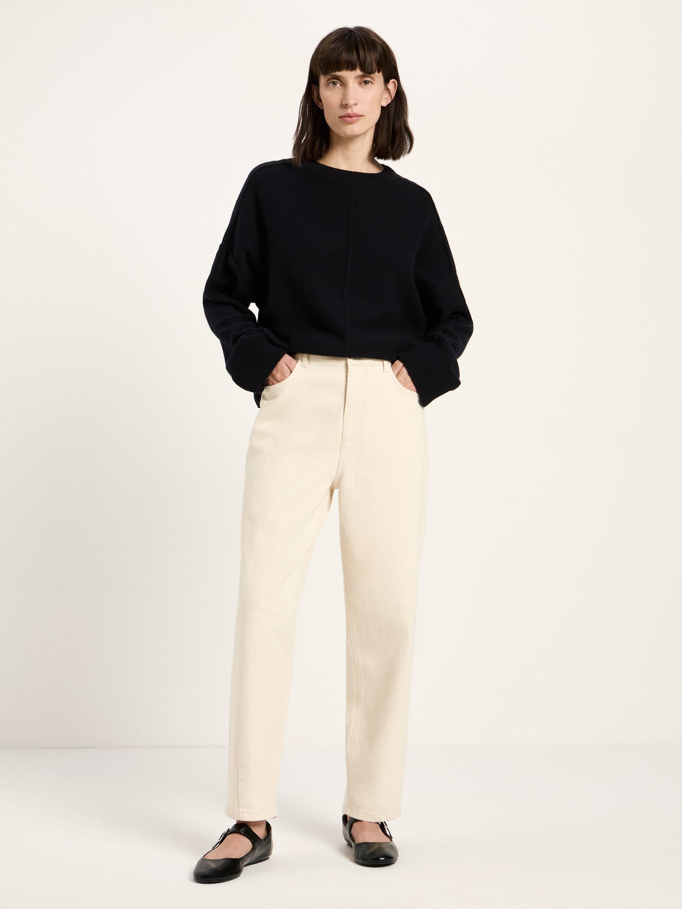 Barrel Jeans "EMBER" GOTS - Natural Undyed von Lanius